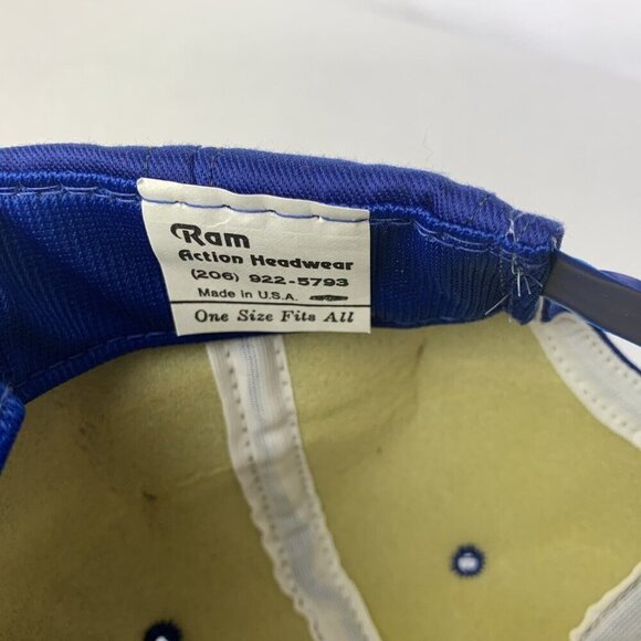 Kuparuk Alaska Hat Cap Vintage 1980s Trucker Rare Oil Oilfield Blue Read - Picture 7 of 8